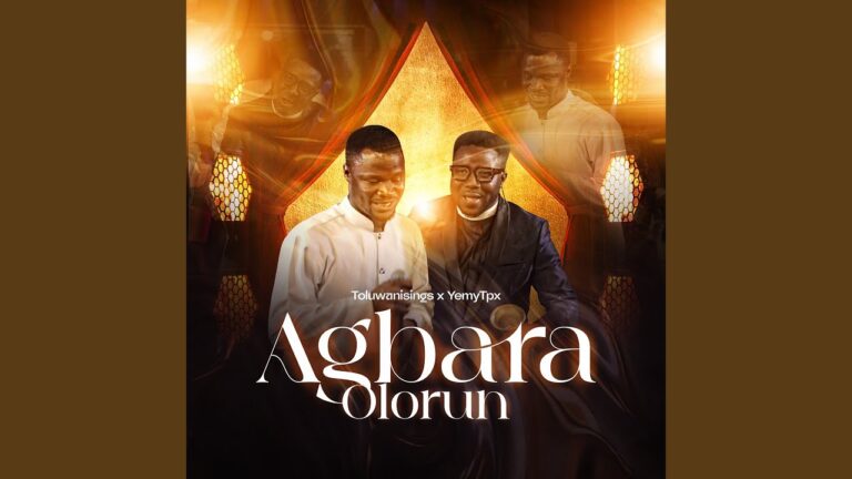 Toluwanisings ft. YemyTPX Agbara Olorun gospel song artwork