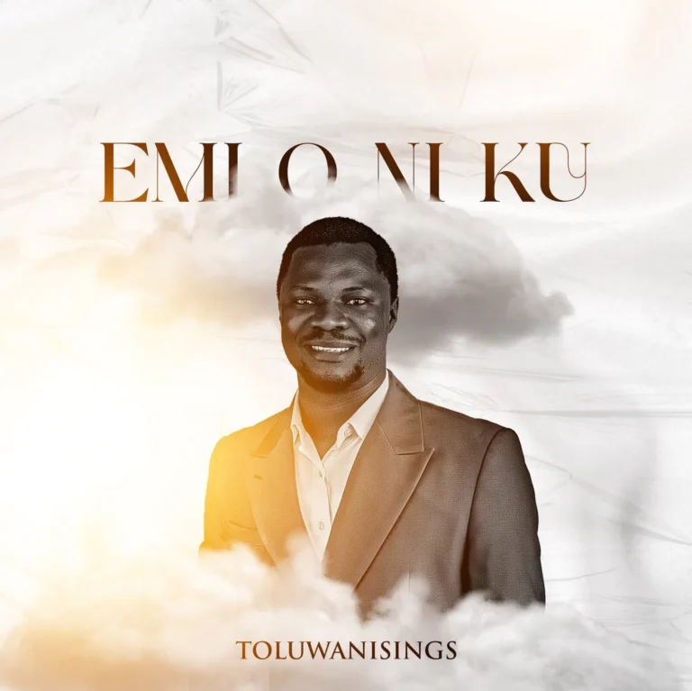 Toluwanisings Emi O Ni Ku gospel song cover artwork