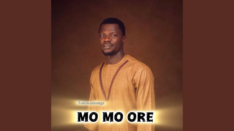 Toluwanisings Mo Mo Ore gospel song cover artwork